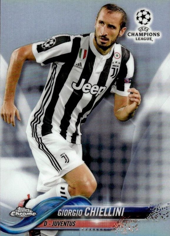 Giorgio Chiellini, 2017 Topps Chrome UEFA Champions League Soccer