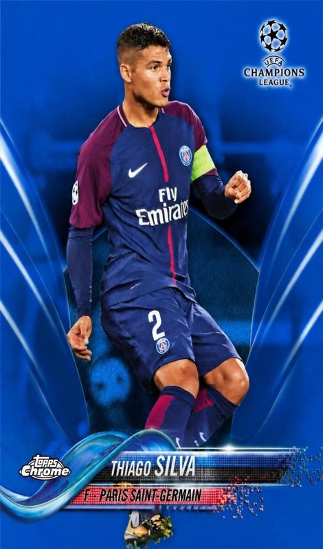Thiago Silva, 2017 Topps Chrome UEFA Champions League Soccer