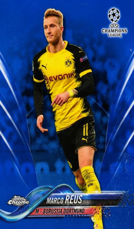 Marco Reus, 2017 Topps Chrome UEFA Champions League Soccer