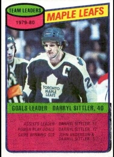 Darryl Sittler, 1980 Topps Hockey