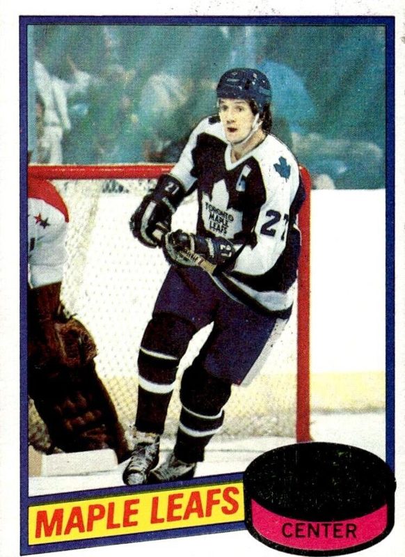 Darryl Sittler, 1980 Topps Hockey