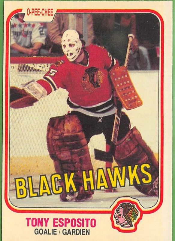 Tony Esposito, 1981 O-Pee-Chee Hockey