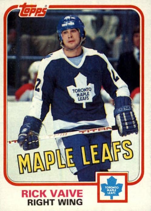 Rick Vaive, 1981 Topps Hockey