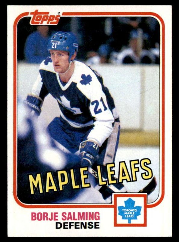 Borje Salming, 1981 Topps Hockey