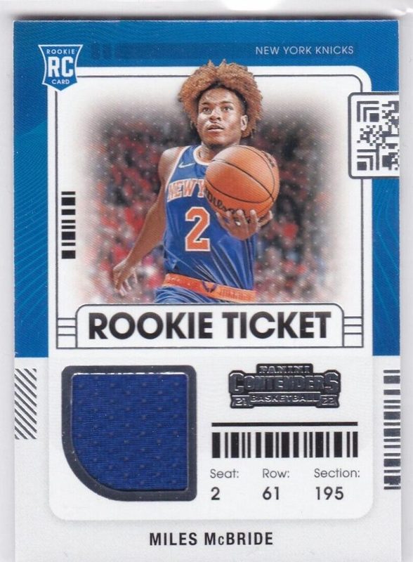 Miles McBride, 2021 Panini Contenders Basketball