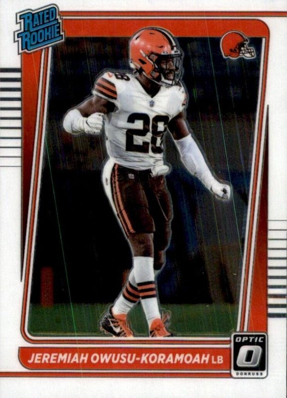 Jeremiah Owusu-Koramoah, 2021 Donruss Optic Football