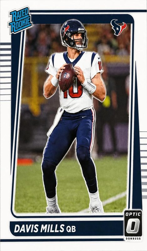 Davis Mills, 2021 Donruss Optic Football