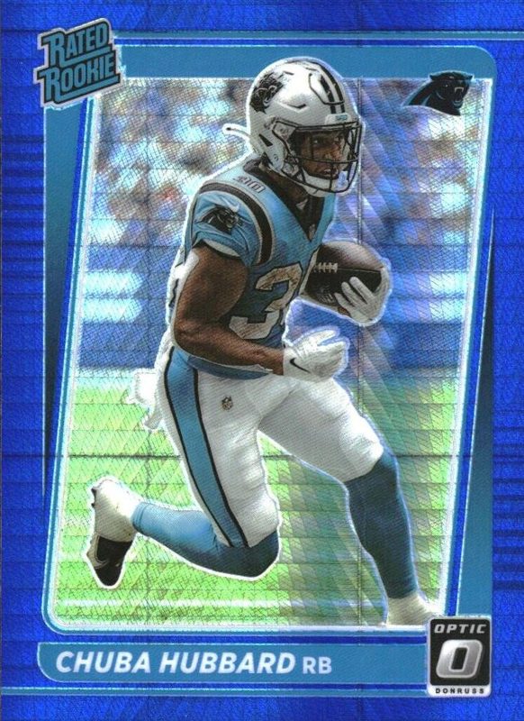 Chuba Hubbard, 2021 Donruss Optic Football