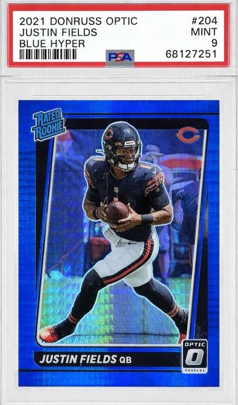 Justin Fields, 2021 Donruss Optic Football