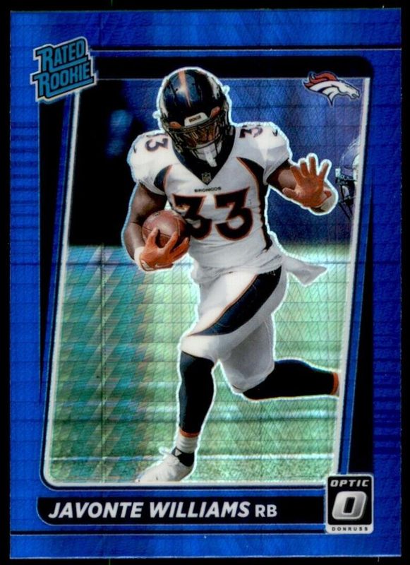 Javonte Williams, 2021 Donruss Optic Football