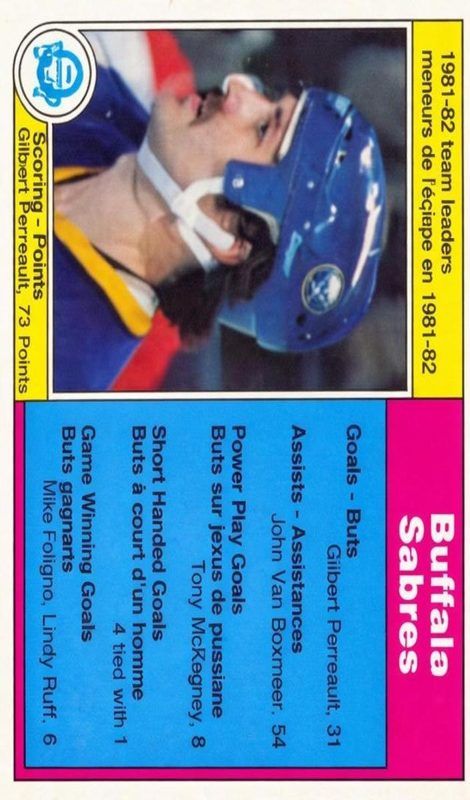 Gilbert Perreault, 1982 O-Pee-Chee Hockey