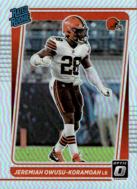 Jeremiah Owusu-Koramoah, 2021 Donruss Optic Football