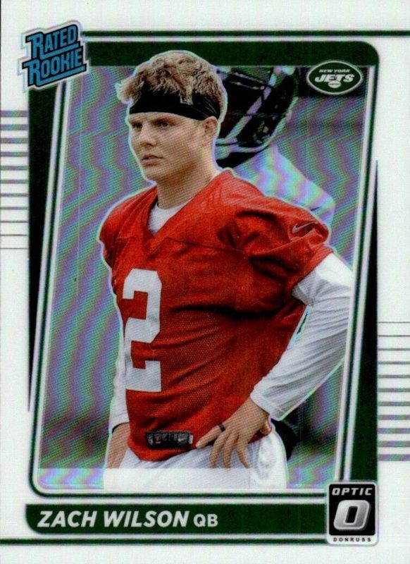Zach Wilson, 2021 Donruss Optic Football