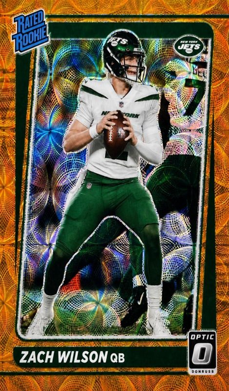 Zach Wilson, 2021 Donruss Optic Football