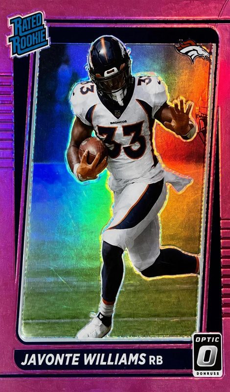 Javonte Williams, 2021 Donruss Optic Football