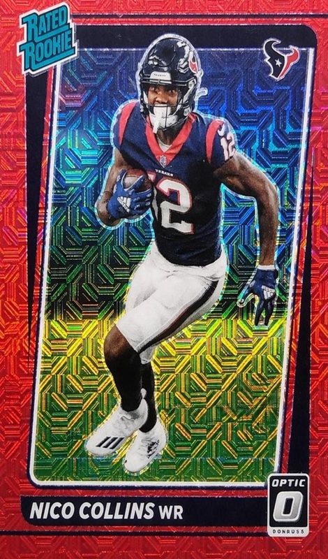 Nico Collins, 2021 Donruss Optic Football