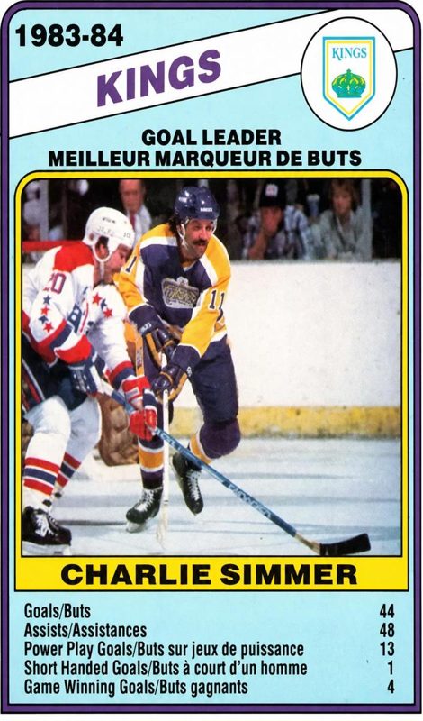 Charlie Simmer, 1984 O-Pee-Chee Hockey