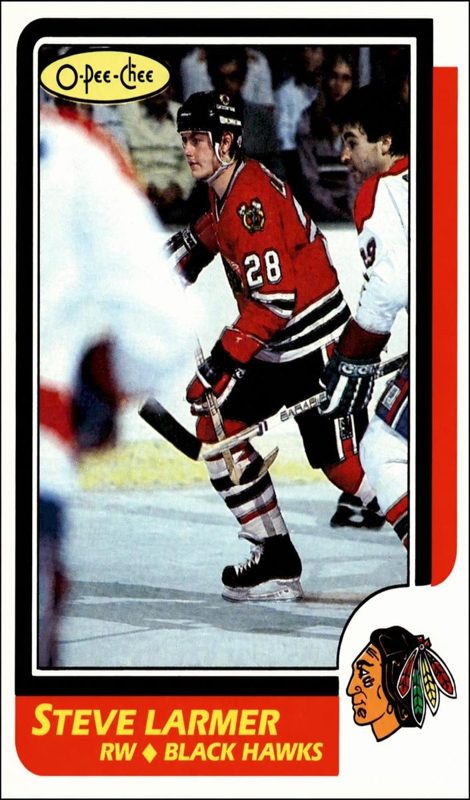 Steve Larmer, 1986 O-Pee-Chee Hockey