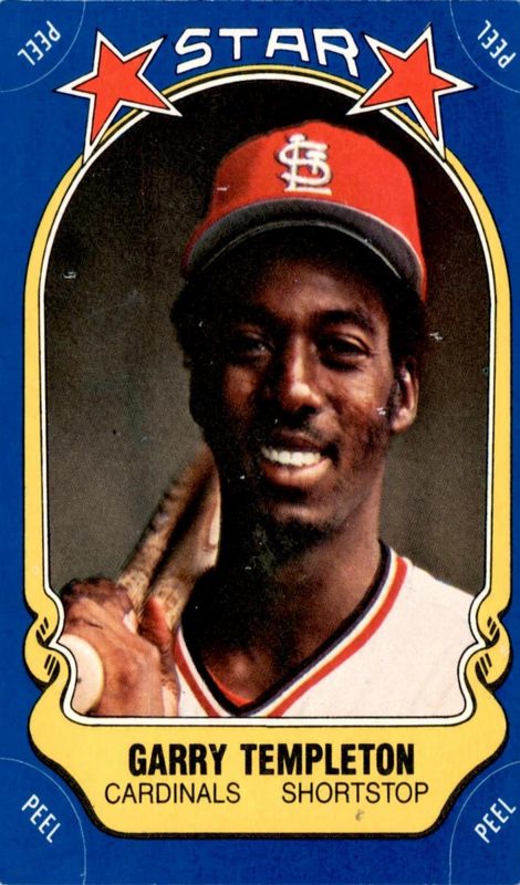 Garry Templeton, 1981 Fleer Star Stickers Baseball