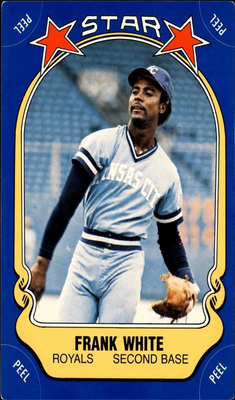 Frank White, 1981 Fleer Star Stickers Baseball