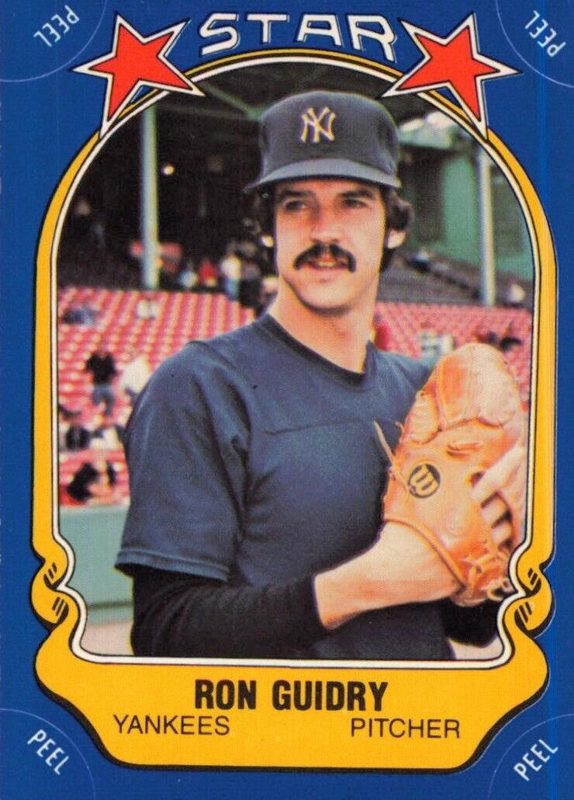 Ron Guidry, 1981 Fleer Star Stickers Baseball