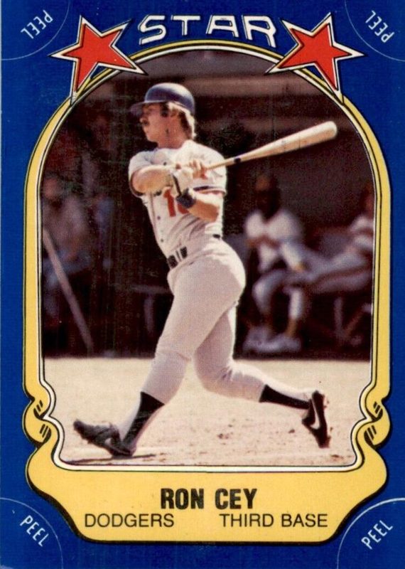 Ron Cey, 1981 Fleer Star Stickers Baseball