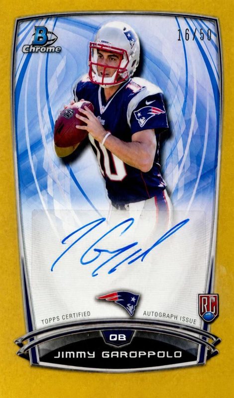 Jimmy Garoppolo, 2014 Bowman Chrome Football