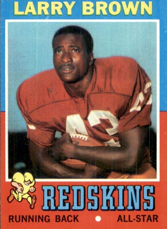 Larry Brown, 1971 Topps Football