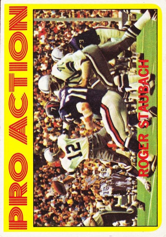 Roger Staubach, 1972 Topps Football