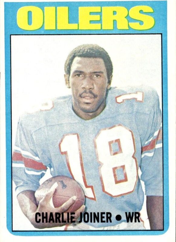 Charlie Joiner, 1972 Topps Football