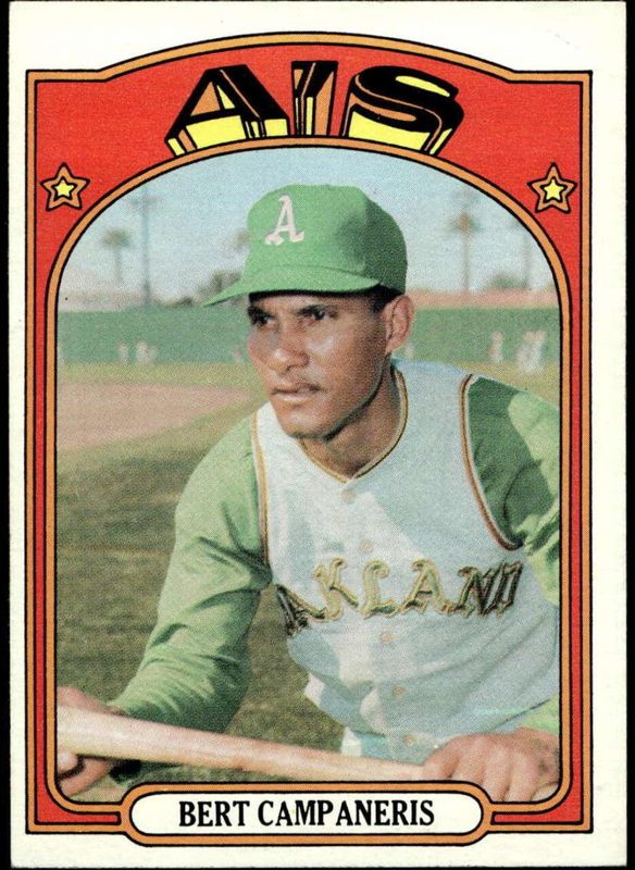 Bert Campaneris, 1972 Topps Baseball