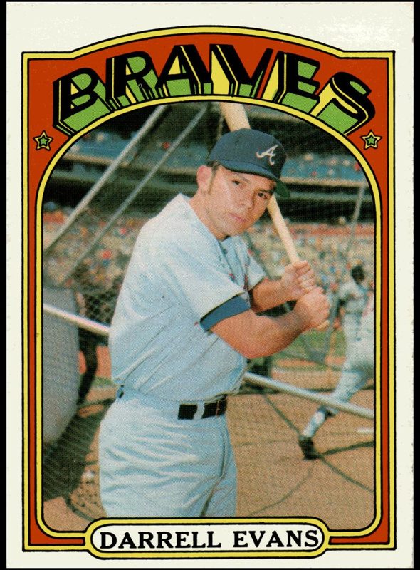 Darrell Evans, 1972 Topps Baseball