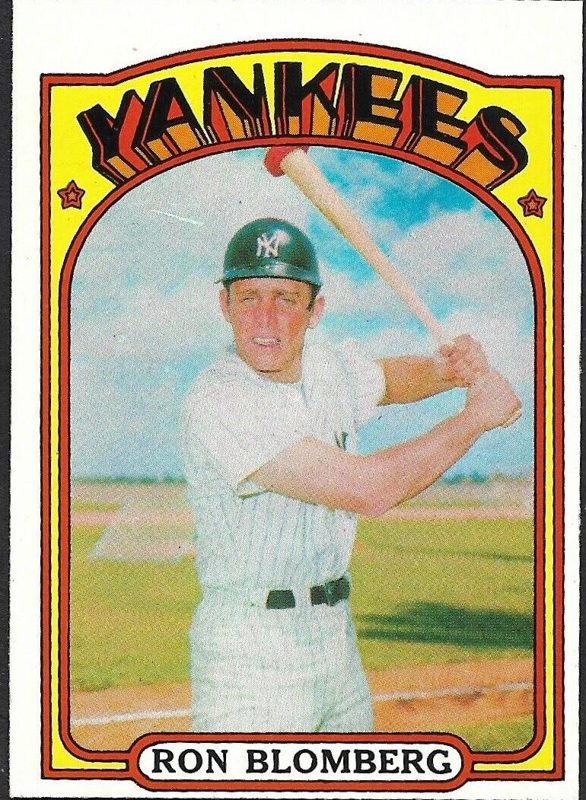 Ron Blomberg, 1972 Topps Baseball