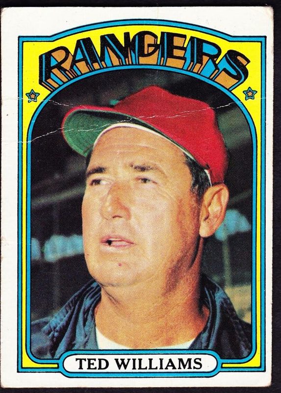 Ted Williams, 1972 Topps Baseball