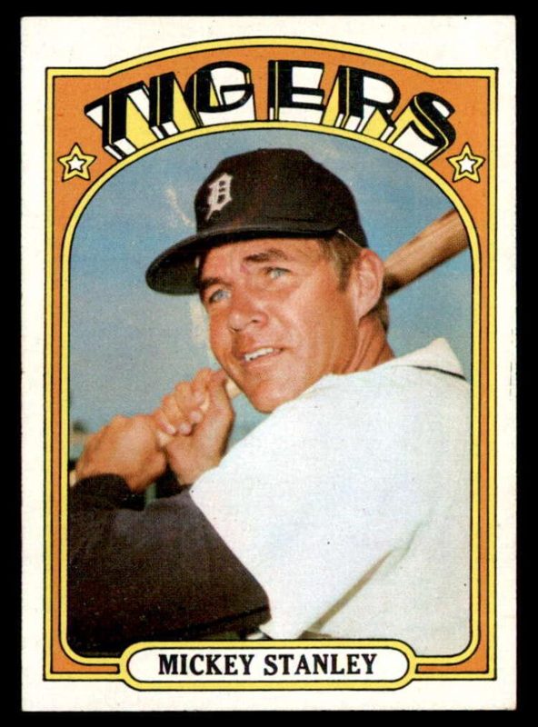 Mickey Stanley, 1972 Topps Baseball