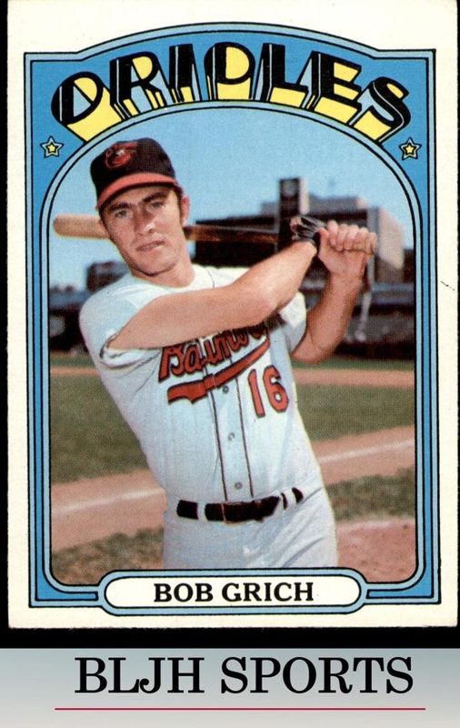 Bob Grich, 1972 Topps Baseball