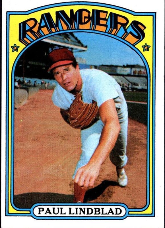 Paul Lindblad, 1972 Topps Baseball