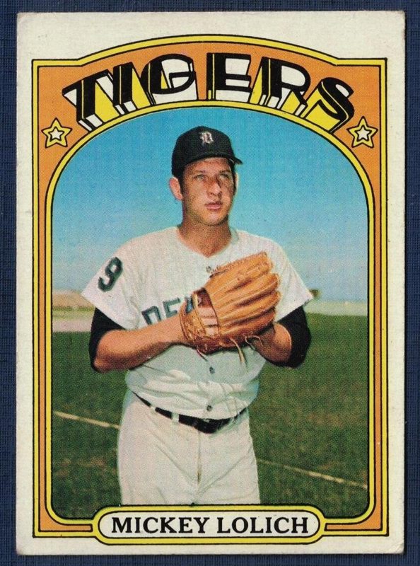 Mickey Lolich, 1972 Topps Baseball