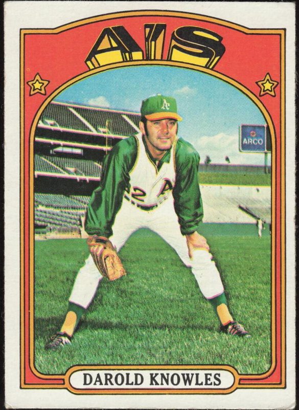 Darold Knowles, 1972 Topps Baseball