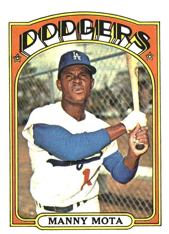 Manny Mota, 1972 Topps Baseball