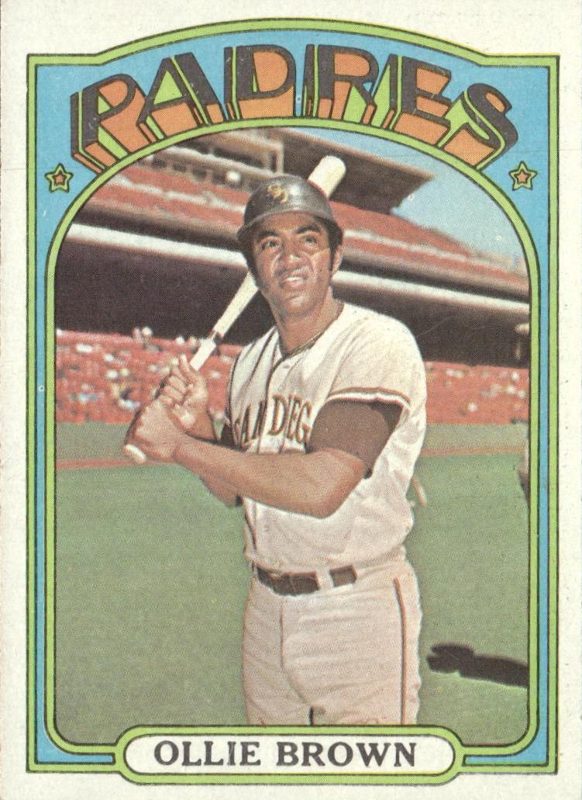 Ollie Brown, 1972 Topps Baseball