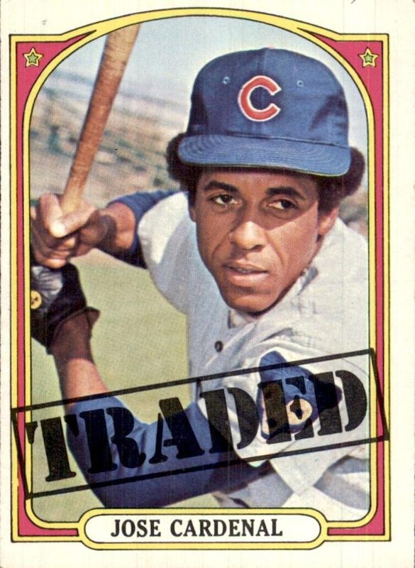 Jose Cardenal, 1972 Topps Baseball