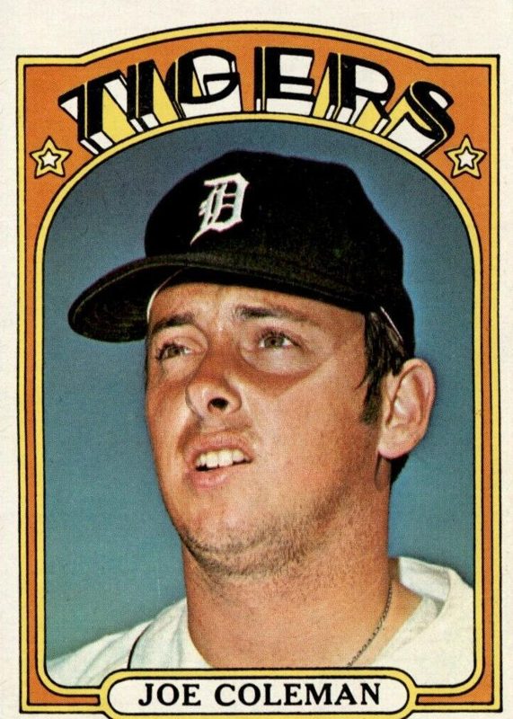 Joe Coleman, 1972 Topps Baseball