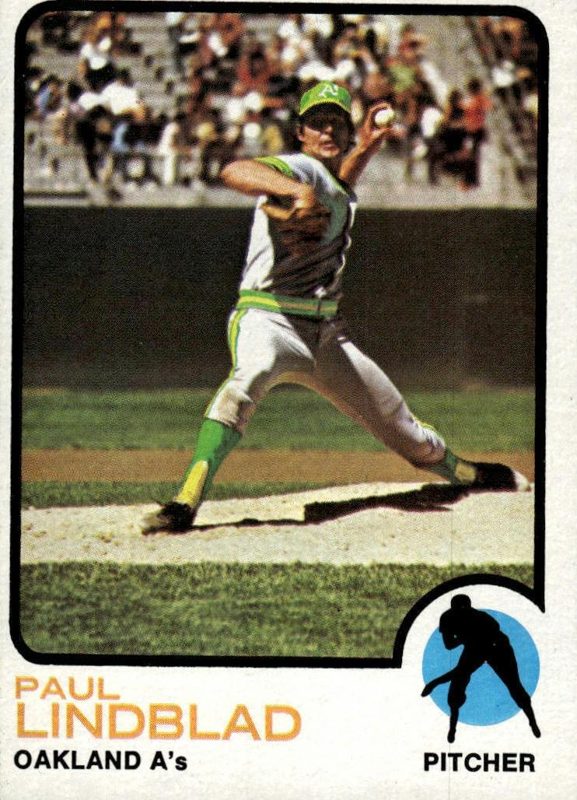 Paul Lindblad, 1973 Topps Baseball