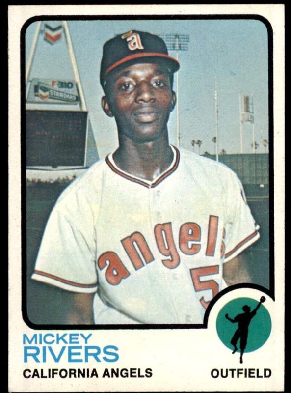 Mickey Rivers, 1973 Topps Baseball