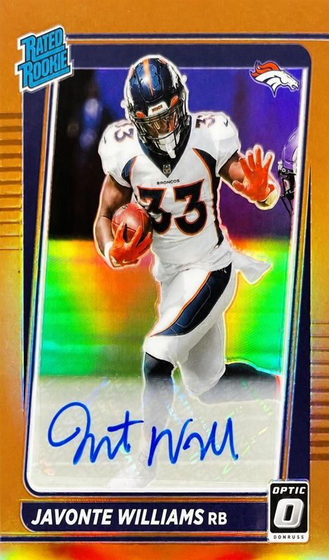 Javonte Williams, 2021 Donruss Optic Football