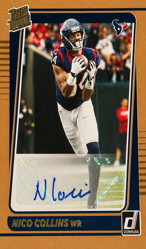 Nico Collins, 2021 Donruss Optic Football