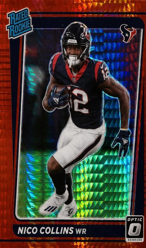 Nico Collins, 2021 Donruss Optic Football
