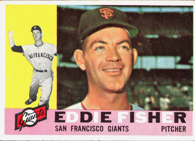Eddie Fisher, 1960 Topps Baseball