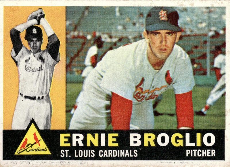 Ernie Broglio, 1960 Topps Baseball